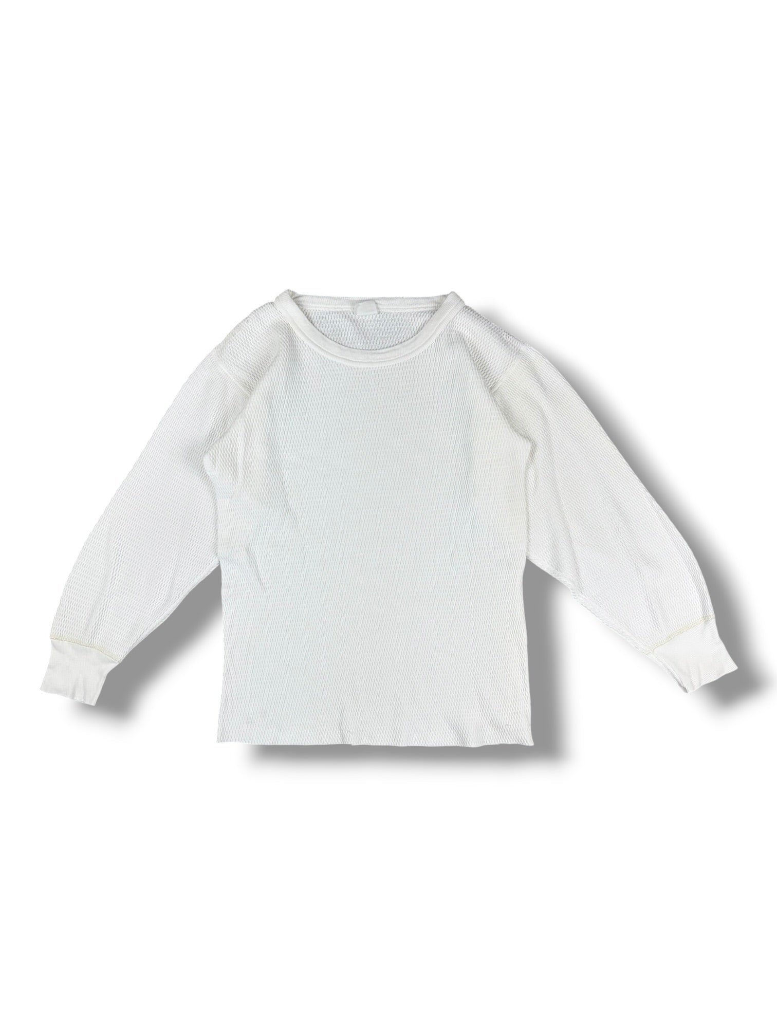 1970's Waffle Thermal Tee (L) — front